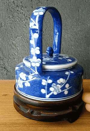 张传军仿古青花盖碗/莲花杯/茶壶 小抱抱给你找来了