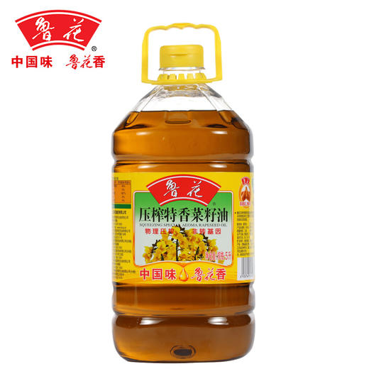 鲁花 非转基因 特香菜籽油5L 物理压榨 食用油  食品 商品图0