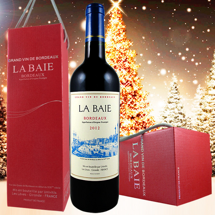 【正品】法国波尔多aop干红葡萄酒2012年份 bordeaux 原瓶进口红酒单