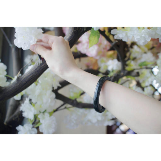 和田玉（青玉）手镯（方） 商品图3