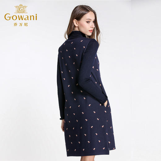 乔万尼立领羊毛打底裙EB4E126 商品图1