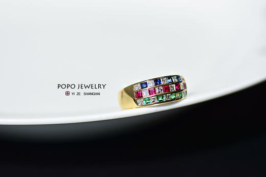 【周年特价场】18K黄金三色戒指 商品图4