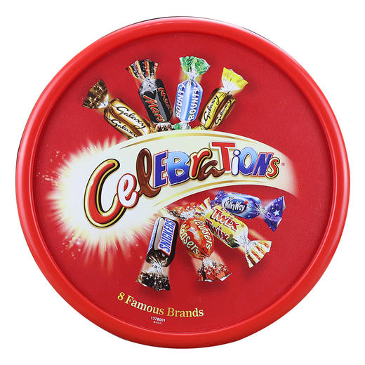【口水直流】包邮 玛氏巧克力 英国Celebrations巧克力什锦礼盒 8种口味680g/盒 商品图0