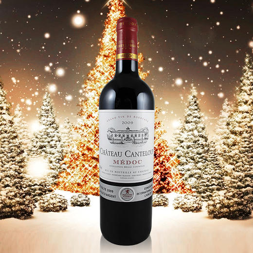 2009年份法国梅多克卡特城堡aoc红葡萄酒单支750mlchateaucanteloup