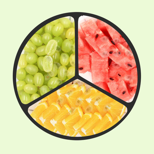 【三拼】缤纷三格果切 a档(可自选水果)450g