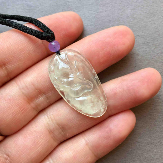 翡翠高冰种鹿牌 商品图5