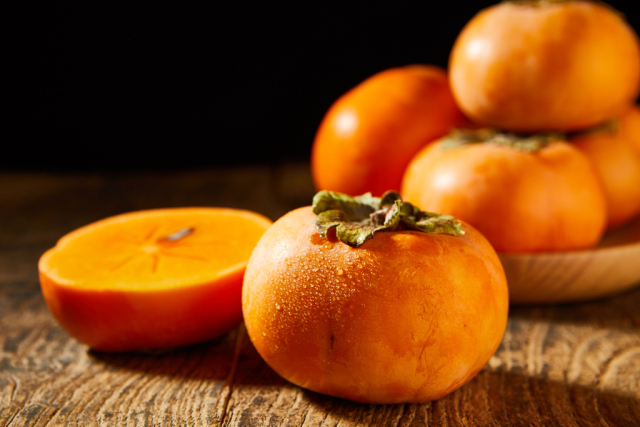 海阳甜柿国家地理标志产品有机认证脆甜顺丰包邮5斤装极客农场