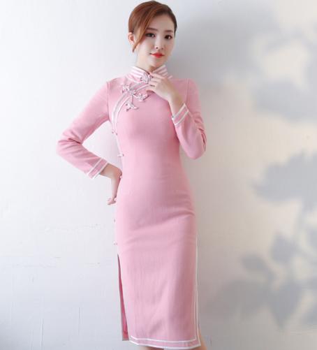 W 578  秋冬季新款旗袍 商品图2