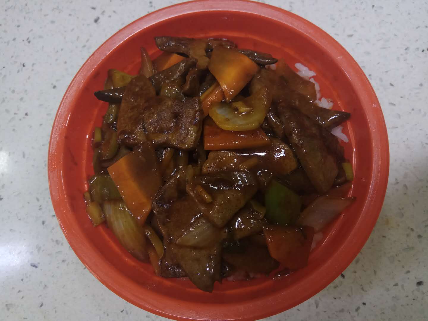 【凤酒飘香】溜肝尖盖饭