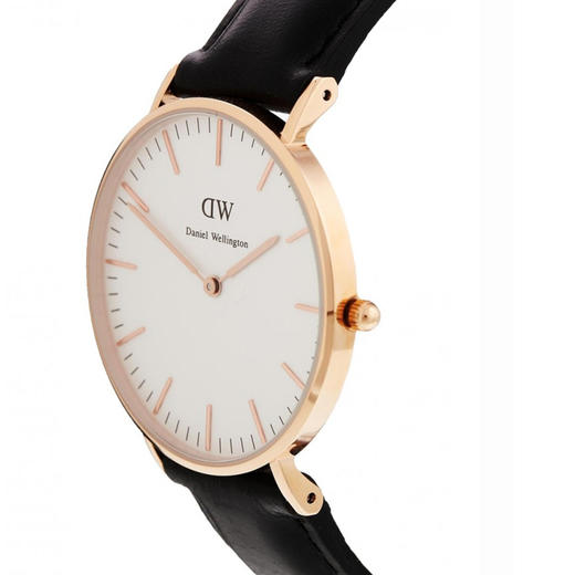 丹尼尔惠灵顿(daniel wellington)dw 36mm表盘金色边皮带超薄女士手表