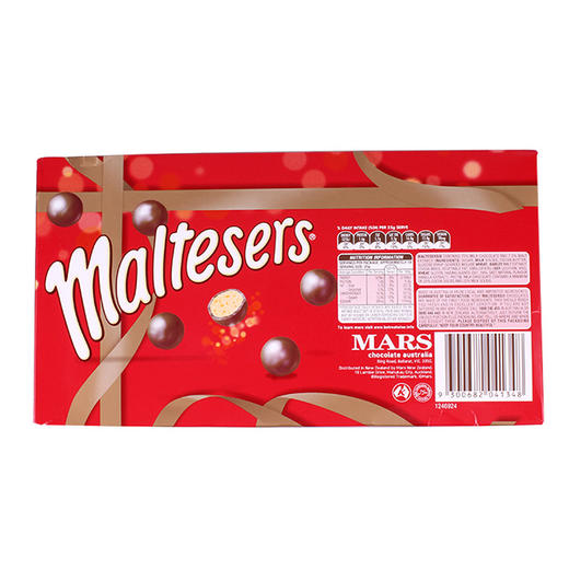 【圣诞礼物】超值两盒装！澳洲玛氏Maltesers麦提莎麦粒素 （360g/盒*2）麦丽素巧克力礼盒装 商品图3