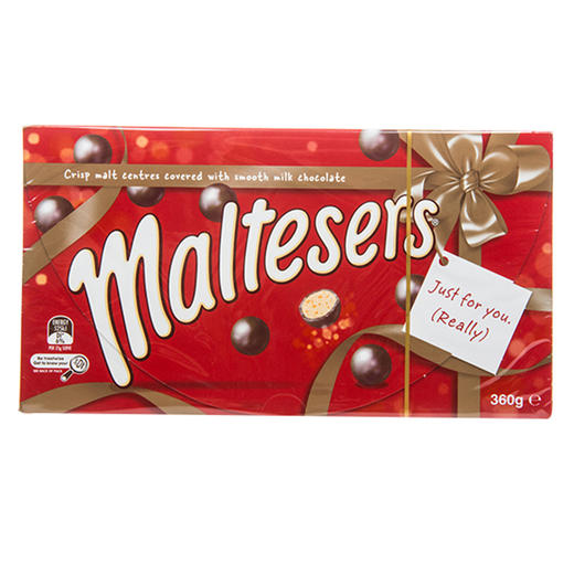 【圣诞礼物】超值两盒装！澳洲玛氏Maltesers麦提莎麦粒素 （360g/盒*2）麦丽素巧克力礼盒装 商品图5