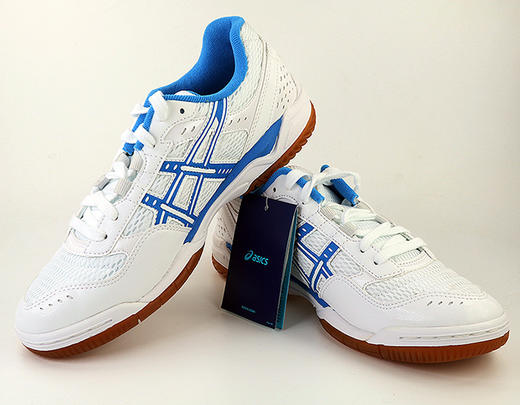 亚瑟士ASICS 乒乓球运动鞋 B000D-0143 清爽白蓝 始于足下 商品图1