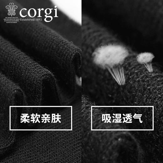 CORGI柯基英国进口袜子男女同款夏季纯色浅口透气船袜薄款短袜 商品图4