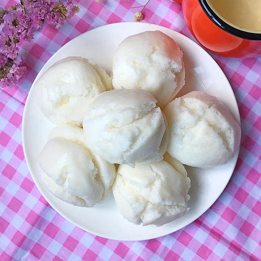 象山半岛味道团圆团白糖开花米馒头10个装浙江宁波特产农家点心手工