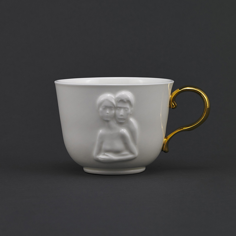 因为爱情英茶骨瓷杯