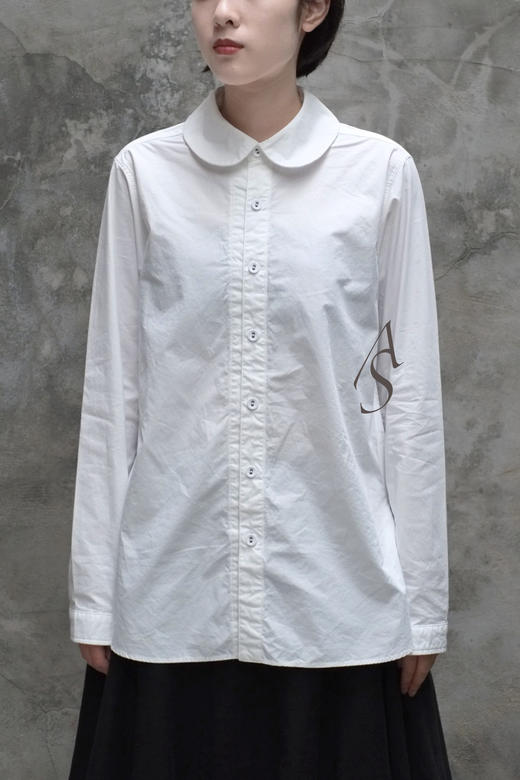 garmentreproductionofworkers白色圆领衬衫