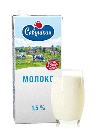 白俄罗斯萨乌斯金纯牛奶    1L*12瓶 商品图0