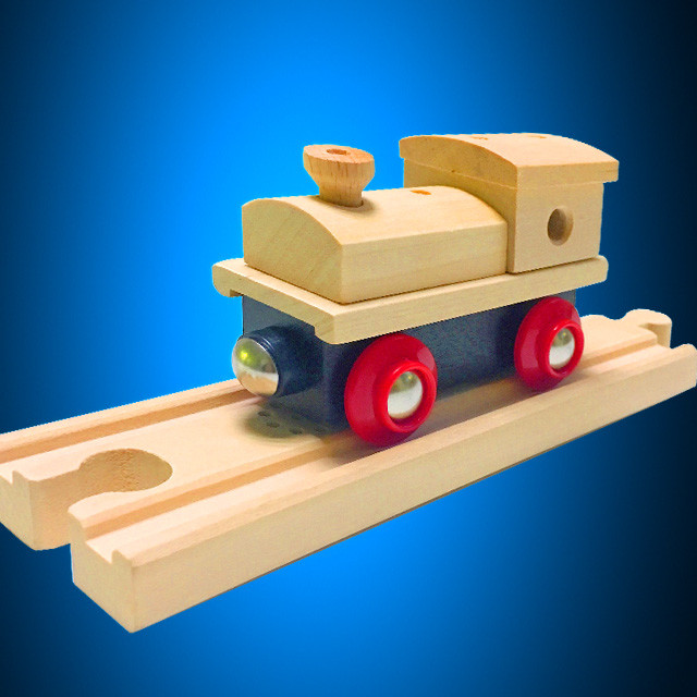 积木小火车头,智力开发,有趣好玩