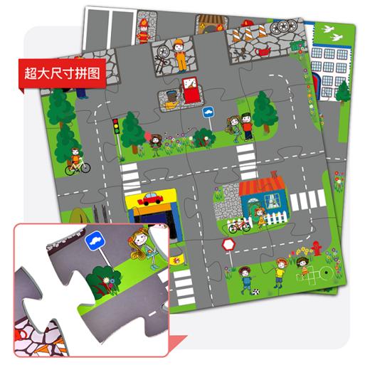“我的城市”益智玩具点读礼盒——二合一(我的消防站、汽车4S店) 此款点读笔不支持下载！ 商品图3