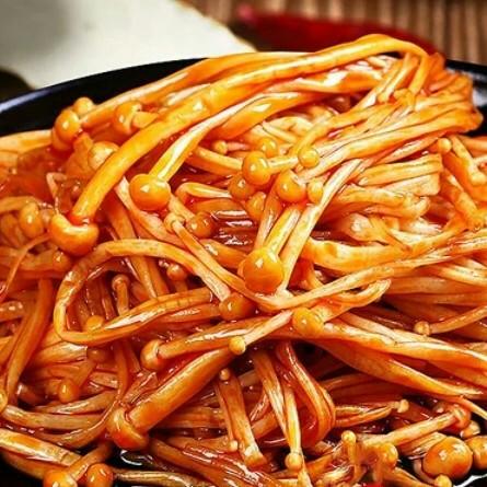 碁山店散称咸菜香辣金针菇500g