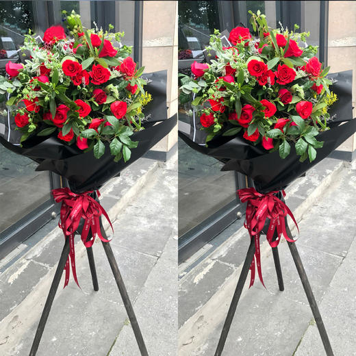 高端定制创意韩式开业花篮-送朋友领导亲友爱豆开张开业乔迁应援商务会场布置 商品图6