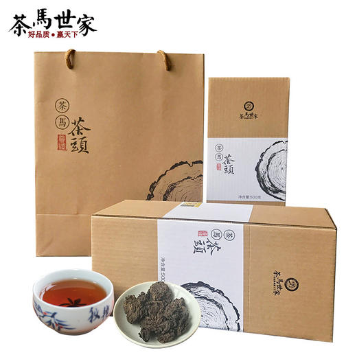 【2盒礼袋装】茶马世家 陈年 勐海老茶头 普洱茶 熟茶 云南散茶叶 商品图2
