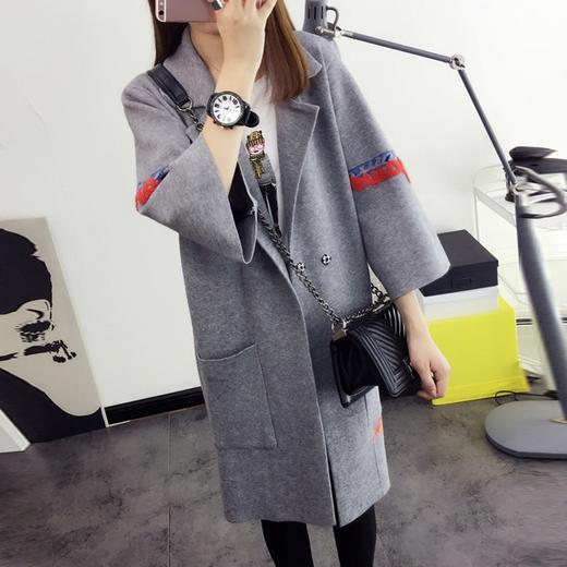 【服饰鞋包】毛衣春装女中长款宽松针织衫女开衫外套女春装新款女时尚风衣 商品图3