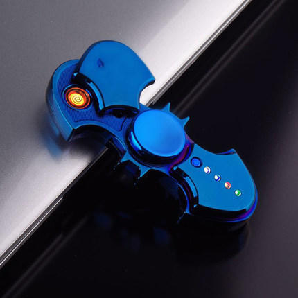 【优美】原创设计 炫酷指尖陀螺USB充电打火机 男士礼物 商品图3