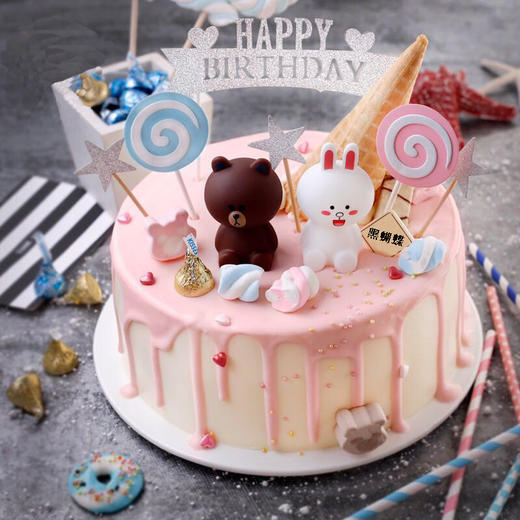 粉粉布朗熊&可妮兔 商品图0