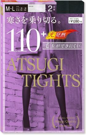 日本进口厚木ATSUGI/TIGHTS 110D 打底连裤袜发热丝袜 秋冬款