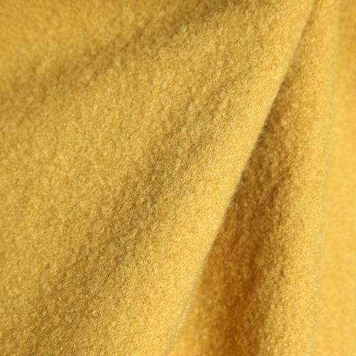 乔万尼冬季羊毛呢大衣修身中长款纯色大码长袖单排扣毛呢外套E144A870 商品图4