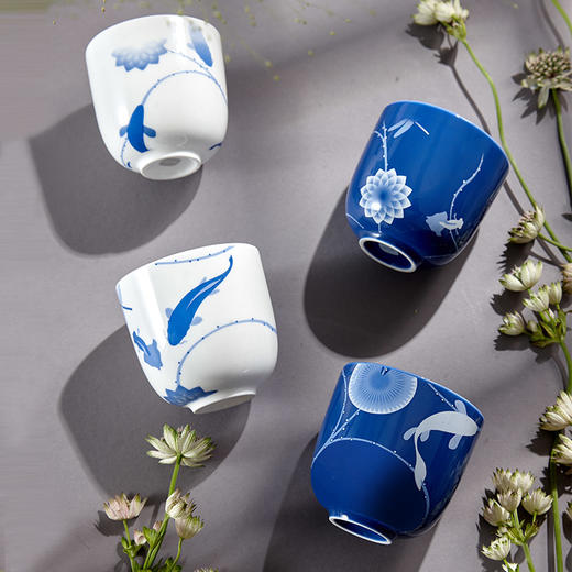 哲品 流莲忘返系列餐具骨瓷盘碟水杯餐具套装西式创意个性家用 商品图3