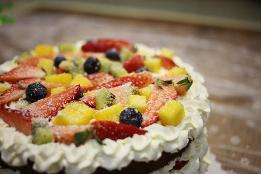 裸蛋糕系列｜ 巧克力裸蛋糕~新鲜水果，动物性淡奶油~ 商品图3