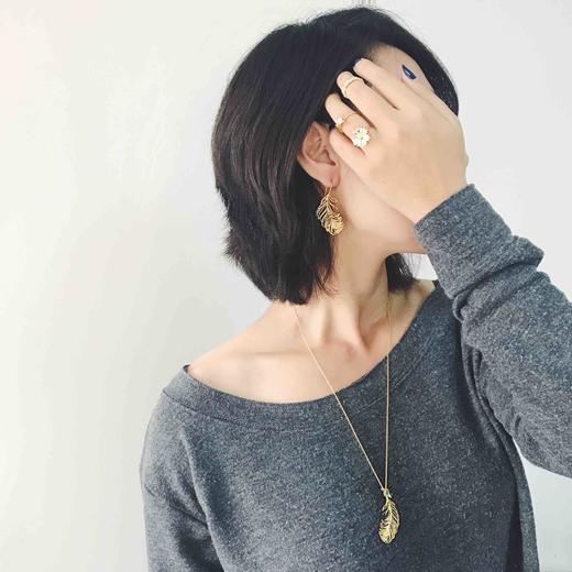 北京仓｜Alex Monroe-Large Peacock Feather-项链［英国设计师］ 商品图3