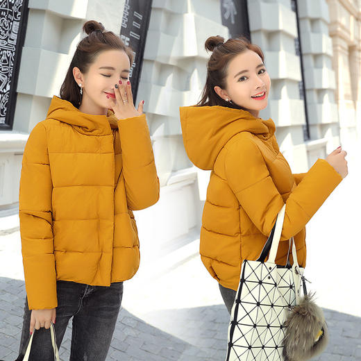 女士外套小棉袄女短款韩版新款潮冬女装学生休闲百搭可爱棉服冬季外套