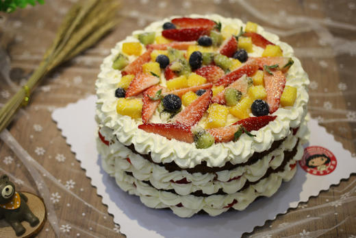 裸蛋糕系列｜ 巧克力裸蛋糕~新鲜水果，动物性淡奶油~ 商品图2