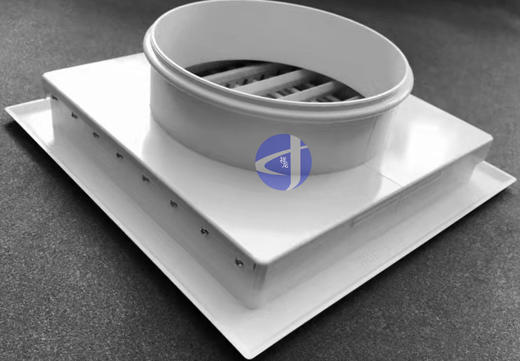 中央空调一体成型ABS天圆地方  乳白色 商品代码812010 商品图0