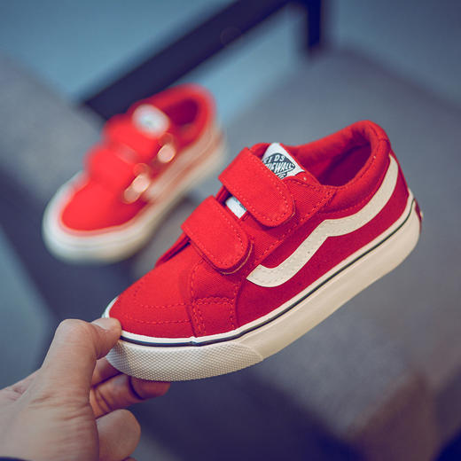 【儿童帆布鞋】.低帮魔术贴帆布鞋 商品图3