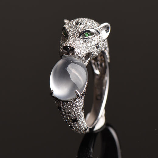 【喜从天降】白蛋面报喜戒-JZ412007 商品图0