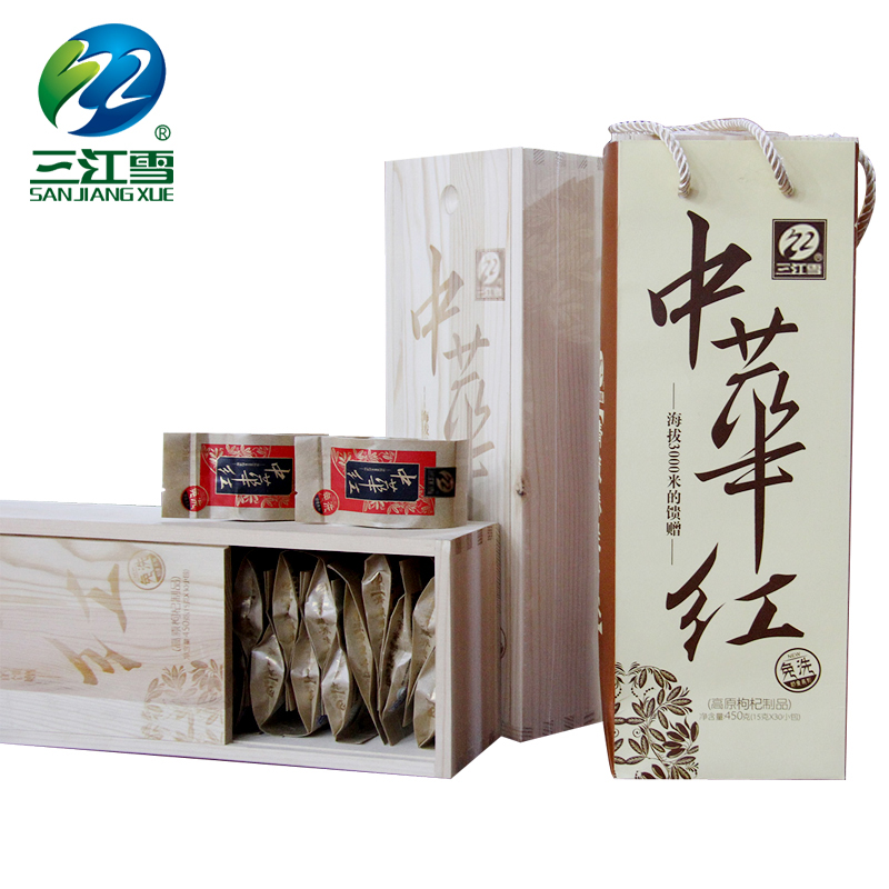 三江雪 中华红木盒礼盒装450g