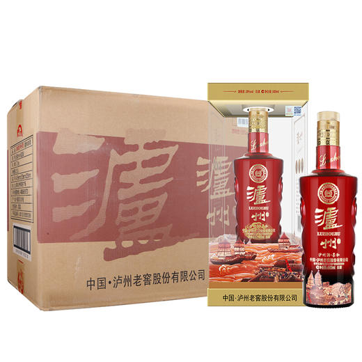 【推荐】泸州老窖股份 泸州酒 柔和白酒 38度 500ml *6瓶 整箱装 商品图0