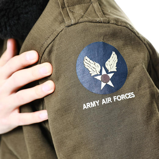 【经典保暖复古】美国陆军航空队毛领印象外套 商品图5