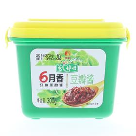 葱伴侣六月香豆瓣酱300g
