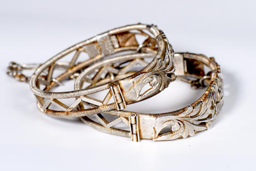 【理达私享】“醇和之美”卡扣老银镯 商品图3