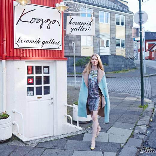 乔万尼大翻领双面呢大衣外套E154A242 商品图5