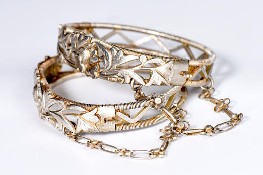 【理达私享】“醇和之美”卡扣老银镯 商品图2