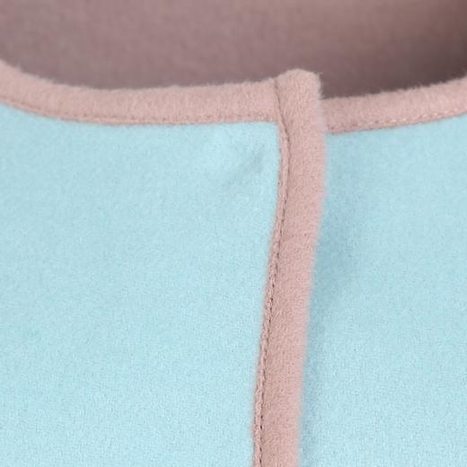 乔万尼上下拼色修身双面羊毛呢E154A243 商品图3