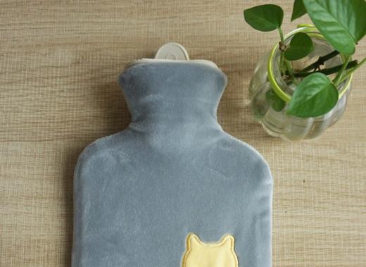 【暖水袋】 欢乐猫动物毛绒暖手宝 橡胶热水袋环保 商品图2
