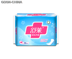 舒莱加长棉质护垫18片